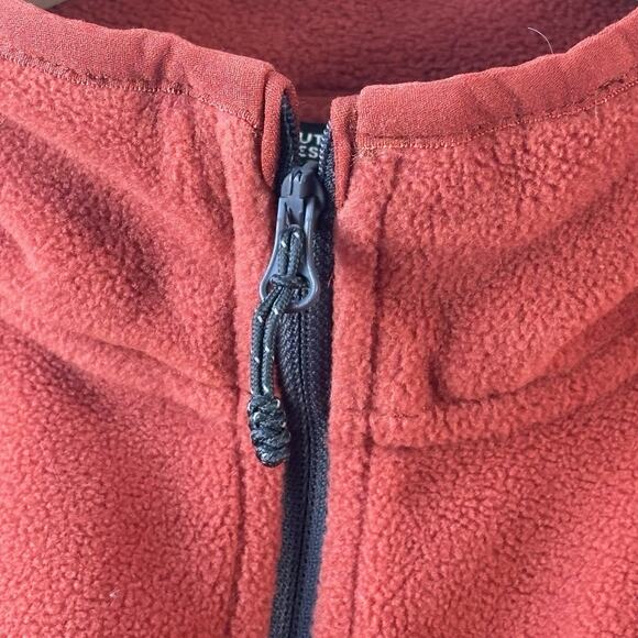 Outdoor Research Mens Fleece XL Orange 1/4 Zip Polartec Pullover Performance - Picture 5 of 9